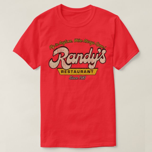 Seattle Randys Restaurant 1981 T-Shirt (Design Front)