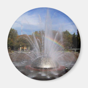 Seattle Science Centre Fountain Washington Photo Magnet