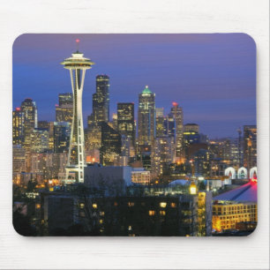 Seattle seen from Kerry Park in Queen Anne Mouse Mat