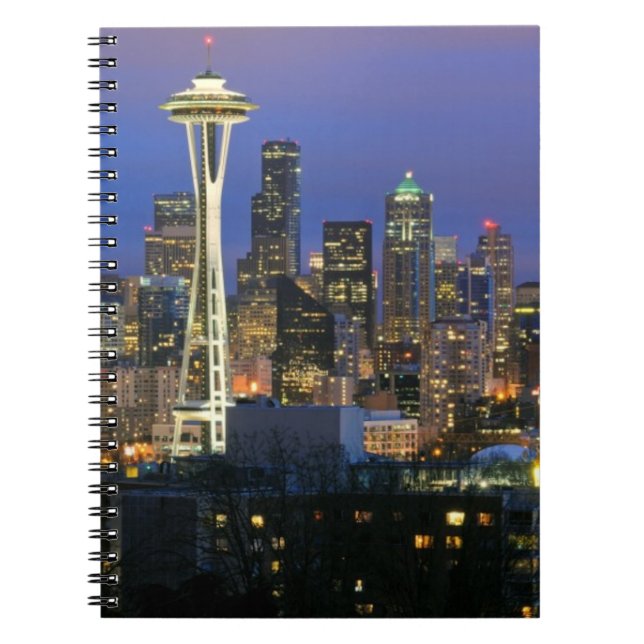 Seattle seen from Kerry Park in Queen Anne Notebook (Front)