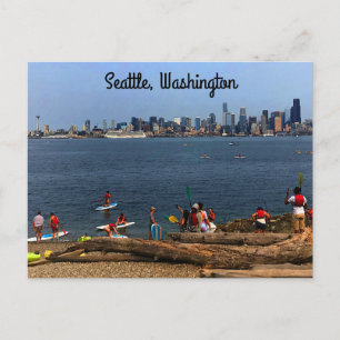 Seattle Skyline #4-2 Postcard