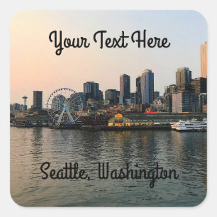 Seattle Skyline #5 Stickers