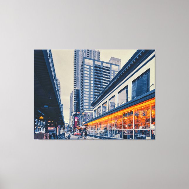 Seattle Skyline Canvas Print (Front)