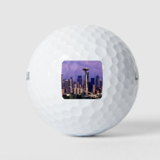 Seattle Skyline Golf Balls