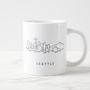 Seattle Skyline Large Coffee Mug