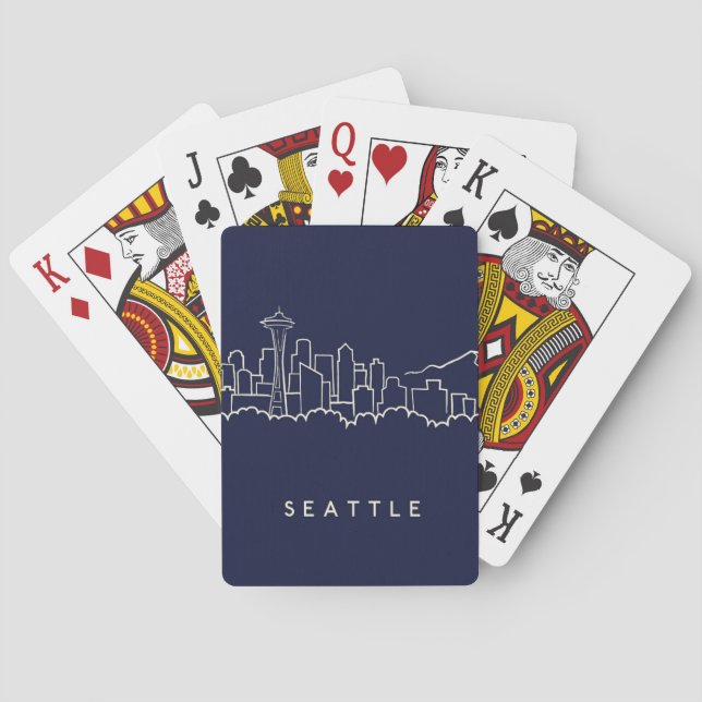 Seattle Skyline Playing Cards (Back)
