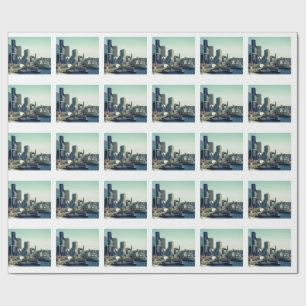 Seattle Skyline Wrapping Paper