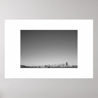 Seattle Skyscrapers Poster