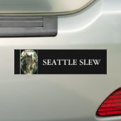 Seattle Slew Thoroughbred 1978 Bumper Sticker (On Car)
