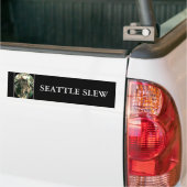 Seattle Slew Thoroughbred 1978 Bumper Sticker (On Truck)