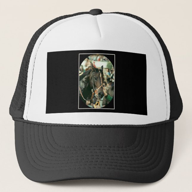 Seattle Slew Thoroughbred 1978 Trucker Hat (Front)