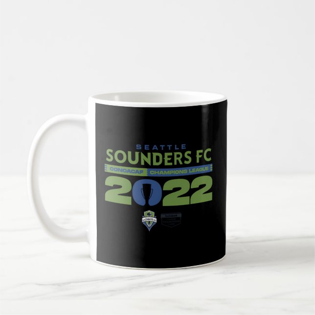 Seattle Sounders Concacaf Champions League Coffee Mug (Left)