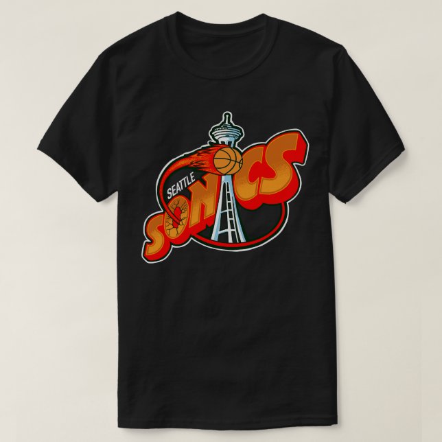 Seattle SuperSonics TShirt (Design Front)