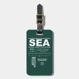 Seattle-Tacoma International Airport SEA Luggage Tag