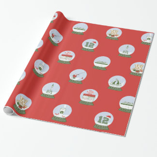 Seattle Themed Holiday Wrapping Paper