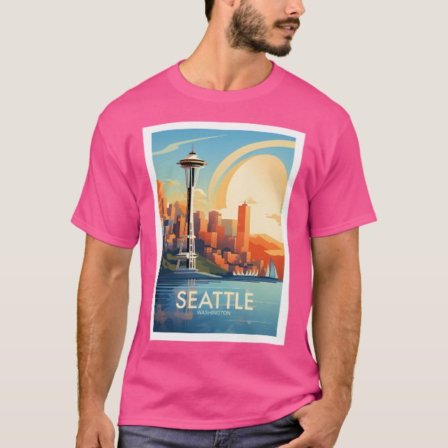 Seattle Traditional T-Shirt (Front)