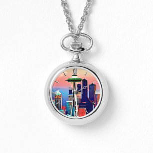 Seattle under a Dawn Sky Watch