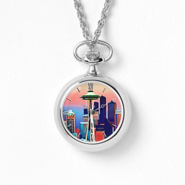 Seattle under a Dawn Sky Watch (Front)