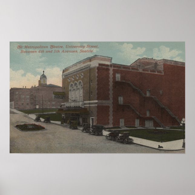 Seattle, WA - Metropolitan Poster (Front)