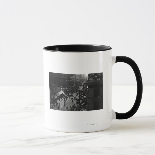 Seattle, WA Naval Parade on First and Spring Mug (Right)
