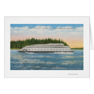 Seattle, WA - View of Kalakala Ferry on Puget