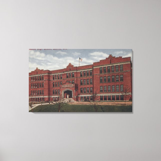 Seattle, WALincoln High School Canvas Print (Front)