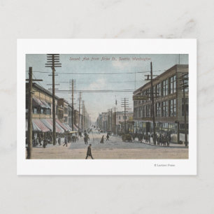 Seattle, WASecond Avenue from Pike Street Postcard
