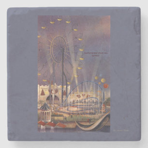 Seattle, Washington1962 World's Fair Poster Stone Coaster