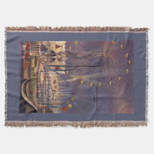 Seattle, Washington1962 World's Fair Poster Throw Blanket