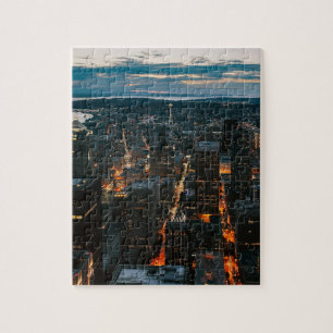 Seattle Washington Aerial View Jigsaw Puzzle