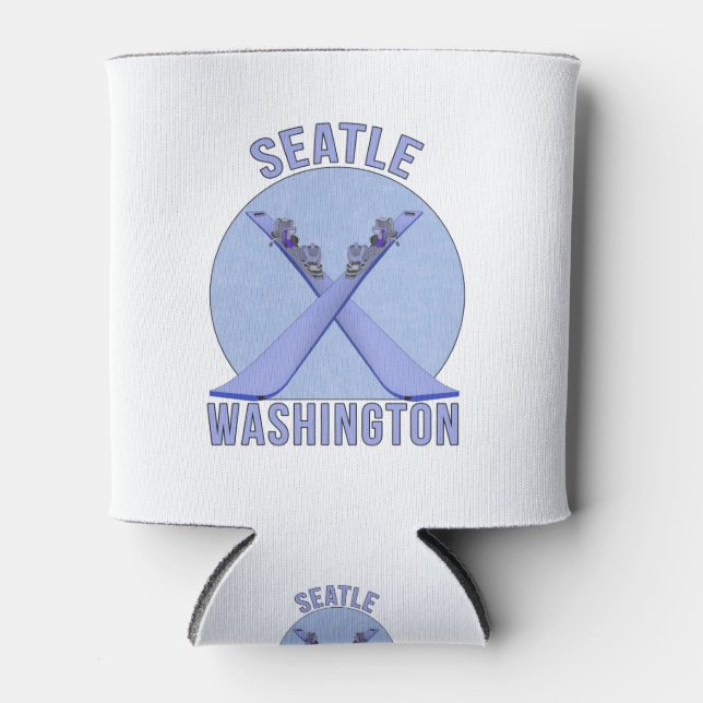 Seattle, Washington Can Cooler (Front)