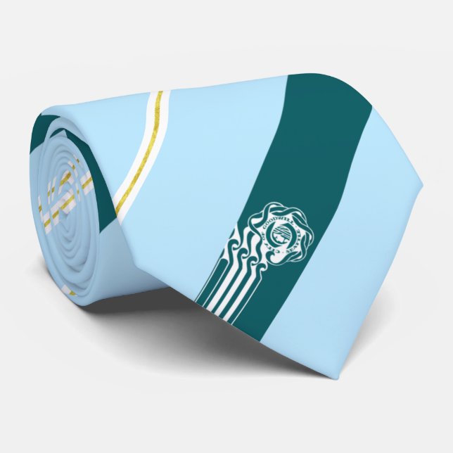Seattle (Washington) city flag Neck Tie (Rolled)