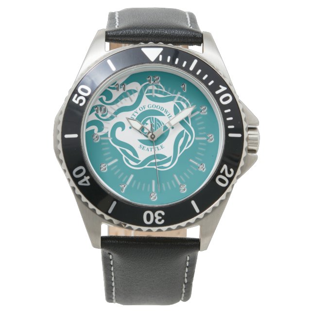 Seattle (Washington) City flag Watch (Front)