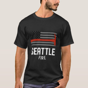 Seattle Washington Fire Rescue Department Firefigh T-Shirt