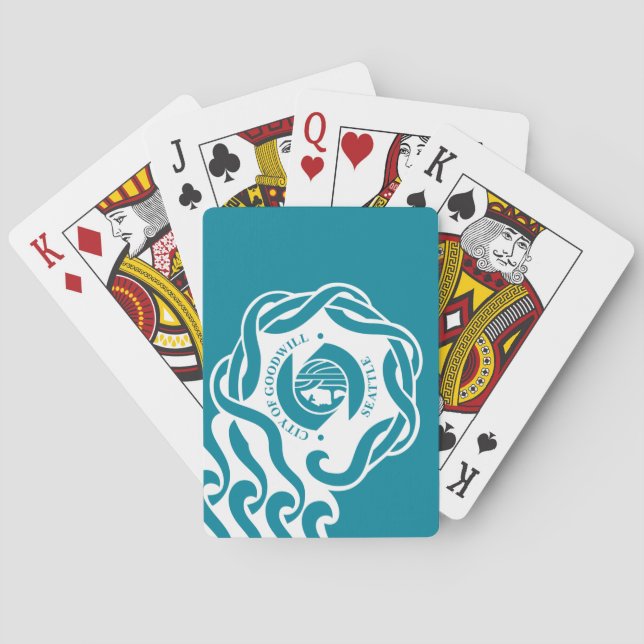 Seattle (Washington) Flag Playing Cards (Back)