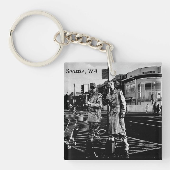 Seattle, Washington Key Ring (Front)