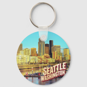 Seattle Washington Key Ring
