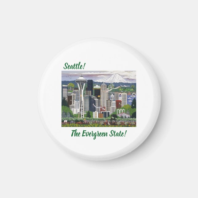 Seattle Washington Magnet (Front)