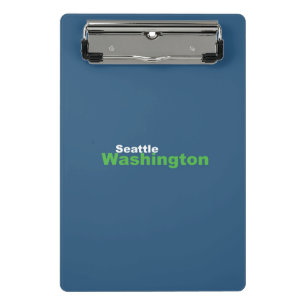 Seattle, Washington Mini Clipboard