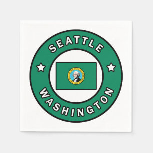 Seattle Washington Napkin