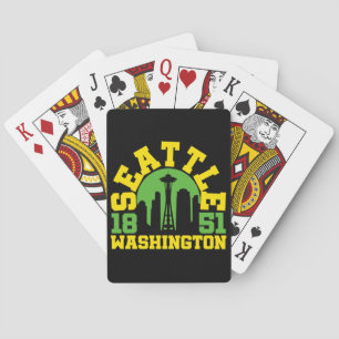 Seattle,Washington Playing Cards