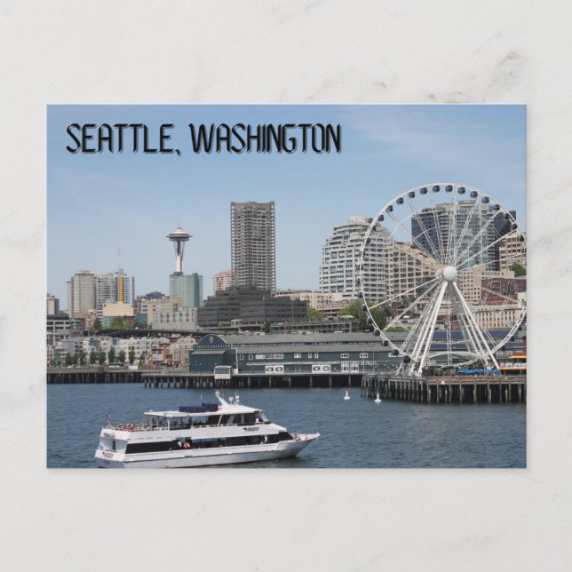 Seattle Washington Postcard (Front)