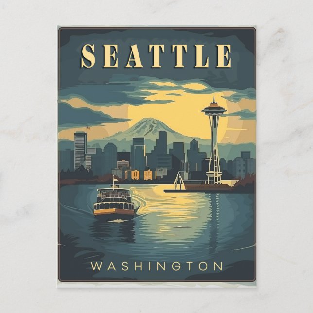 Seattle, Washington Postcard (Front)