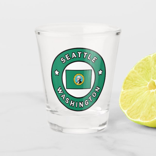 Seattle Washington Shot Glass (Front)