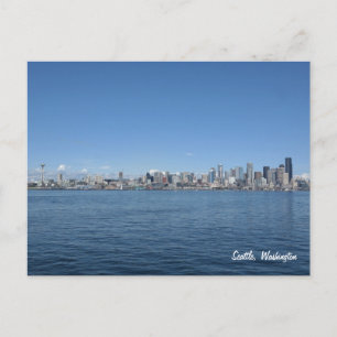 Seattle Washington Skyline Postcard