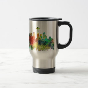 SEATTLE WASHINGTON SKYLINE SP - TRAVEL MUG