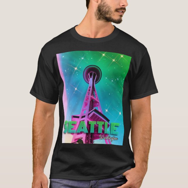 Seattle Washington Space Needle T-shirt (Front)