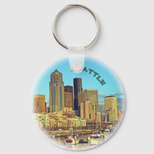 Seattle,Washington state Key Ring