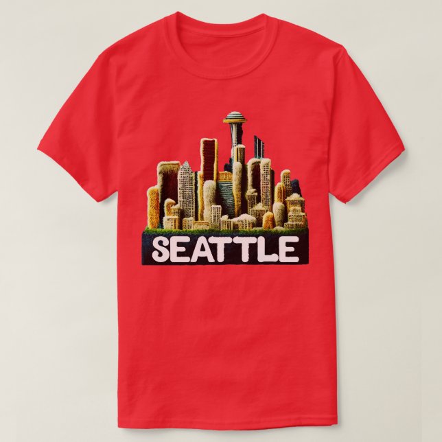 Seattle Washington T-Shirt (Design Front)