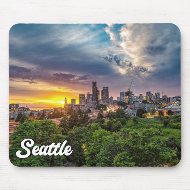 Seattle, Washington, United States Mouse Mat (Front)